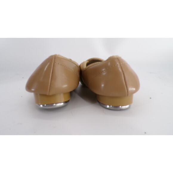 Dance Tap Shoes Revolution 536 Tan 2M Little Kid Full Sole Student Man Made - Picture 5 of 6